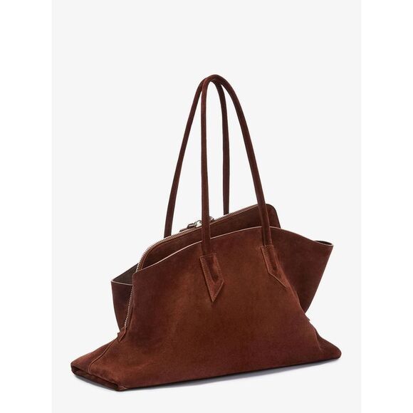 The Attico Women La Passeggiata Suede Shoulder Bag - Picture 4 of 5